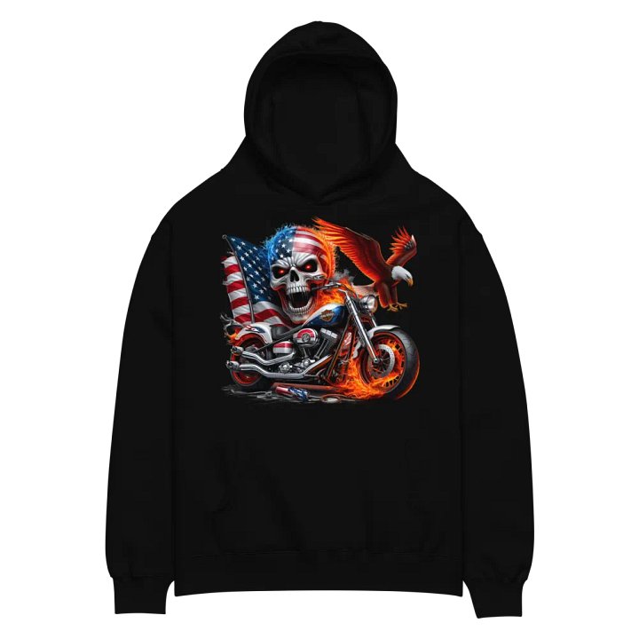 Patriot's Ride Graphic Hoodie #19 product image (2)