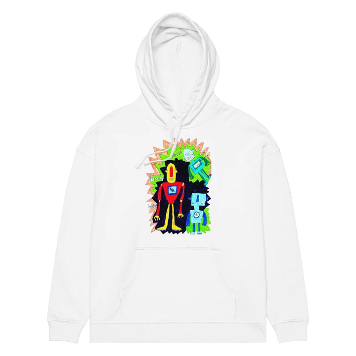 Whimsical Robot Trio Hoodie product image (1)
