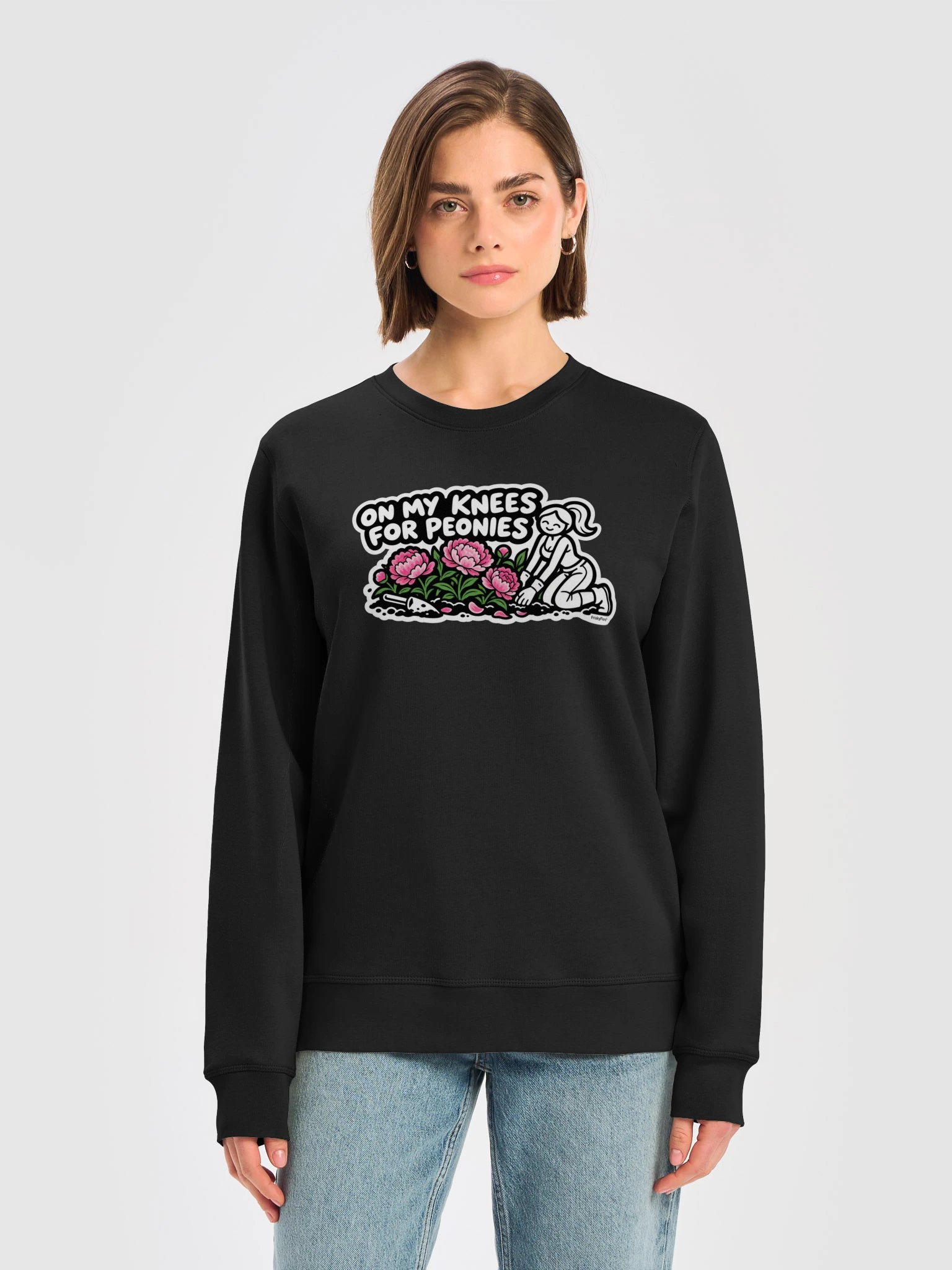 On My Knees for Peonies Sweatshirt product image (1)