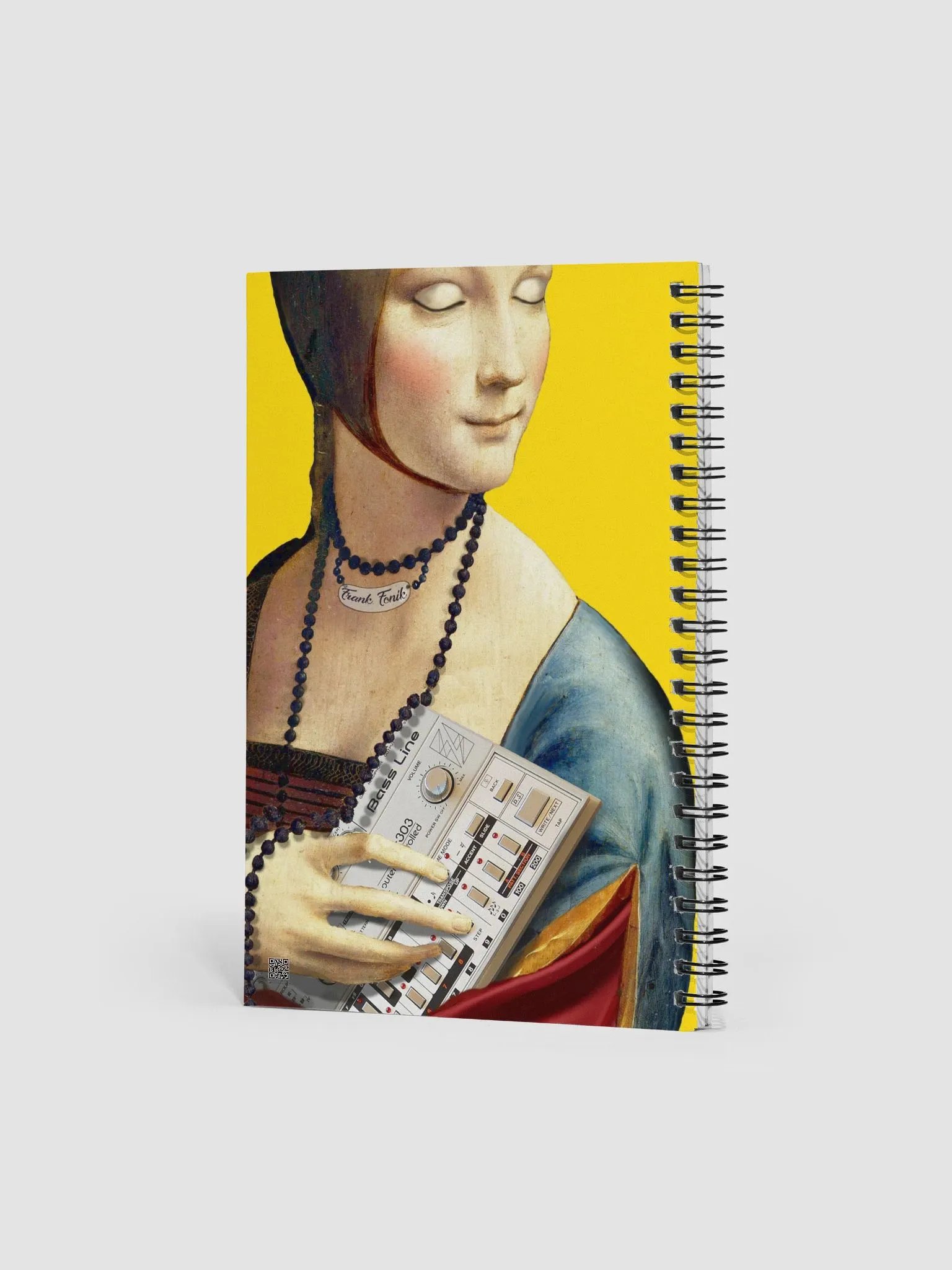 tb-3-0-3 Chill-out Lady by Frank Fonik, EDM Techno Spiral Notebook product image (2)