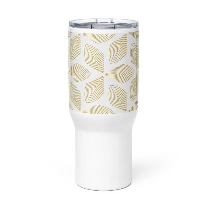 Golden Leaf Luxe – Insulated Mug with Handle product image (2)