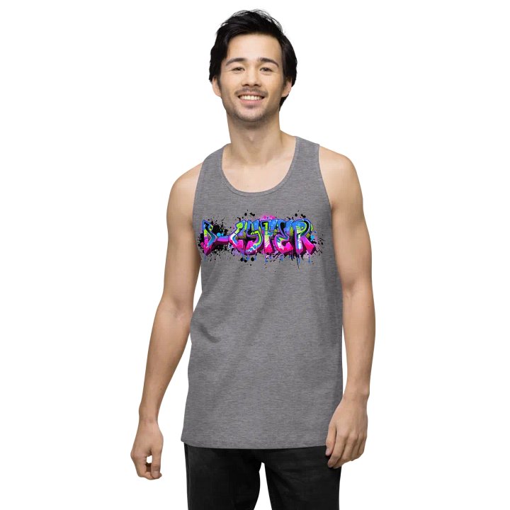 D-cyfer Logo Graffiti Men's Tank Top product image (62)