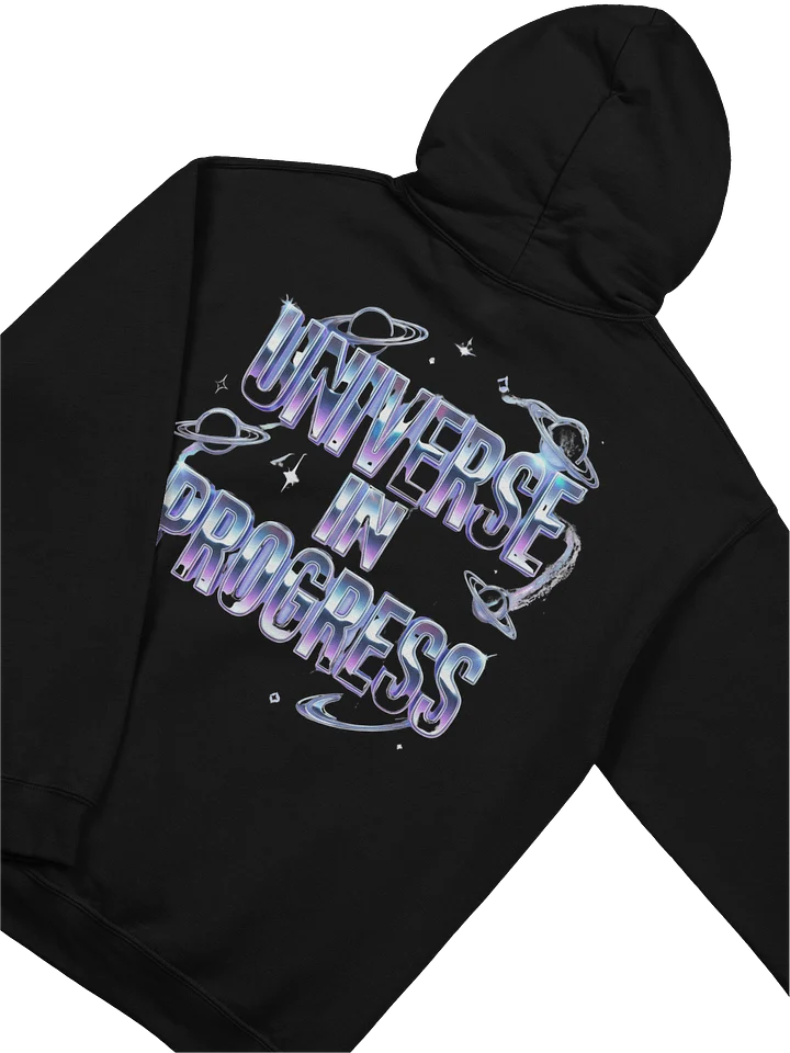 Universe In Progress – Chrome Cosmic Hoodie product image (1)