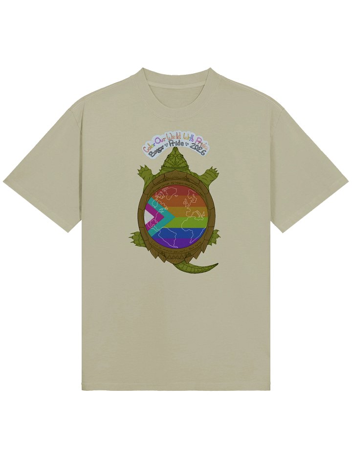 2026 Oversized Faded Light Colors T-Shirt product image (1)