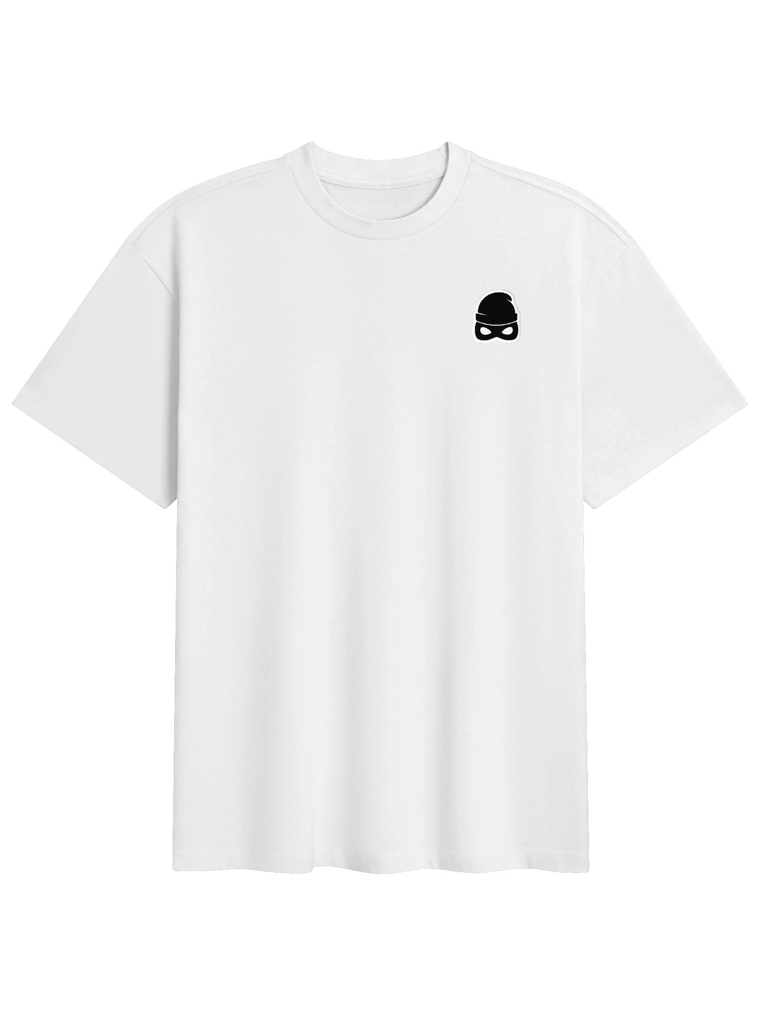Thiefs Logo White Heavy T-Shirt (Embroidered Logo) product image (1)