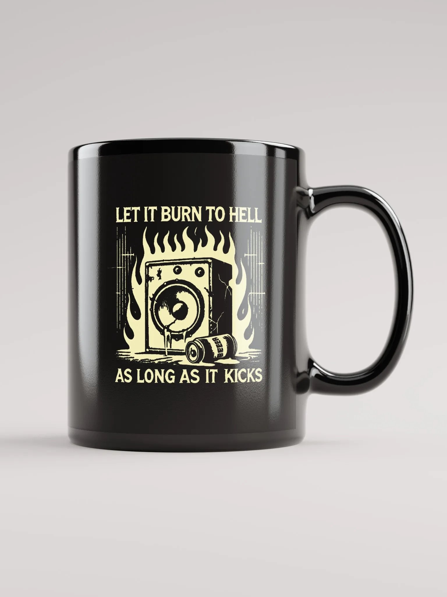 Let It Burn – Black Mug Edition product image (1)