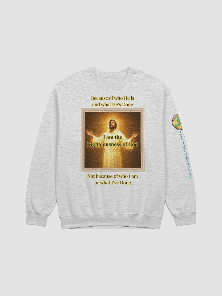 I am the Righteousness of God (Male) Gildan Classic Crewneck Sweatshirt Light Colors product image (2)