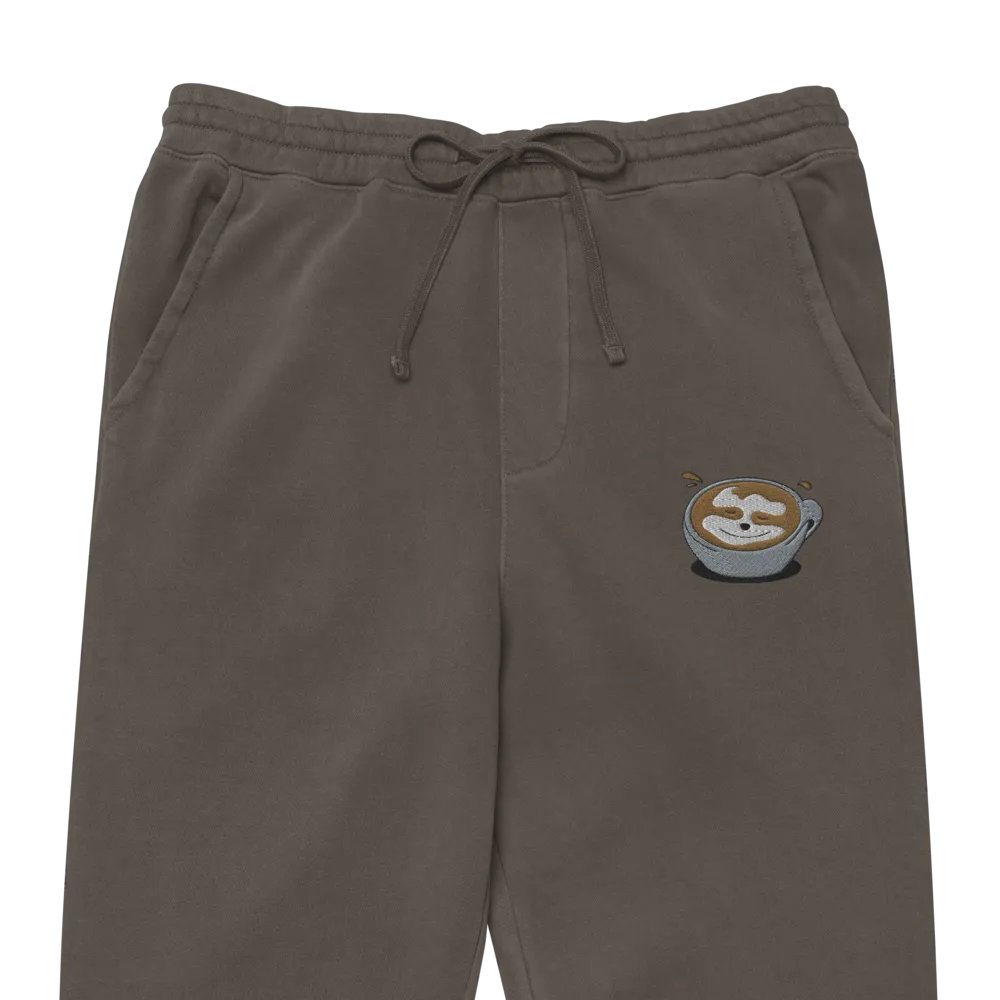 Coffee Embroidered Sweatpant product image (1)