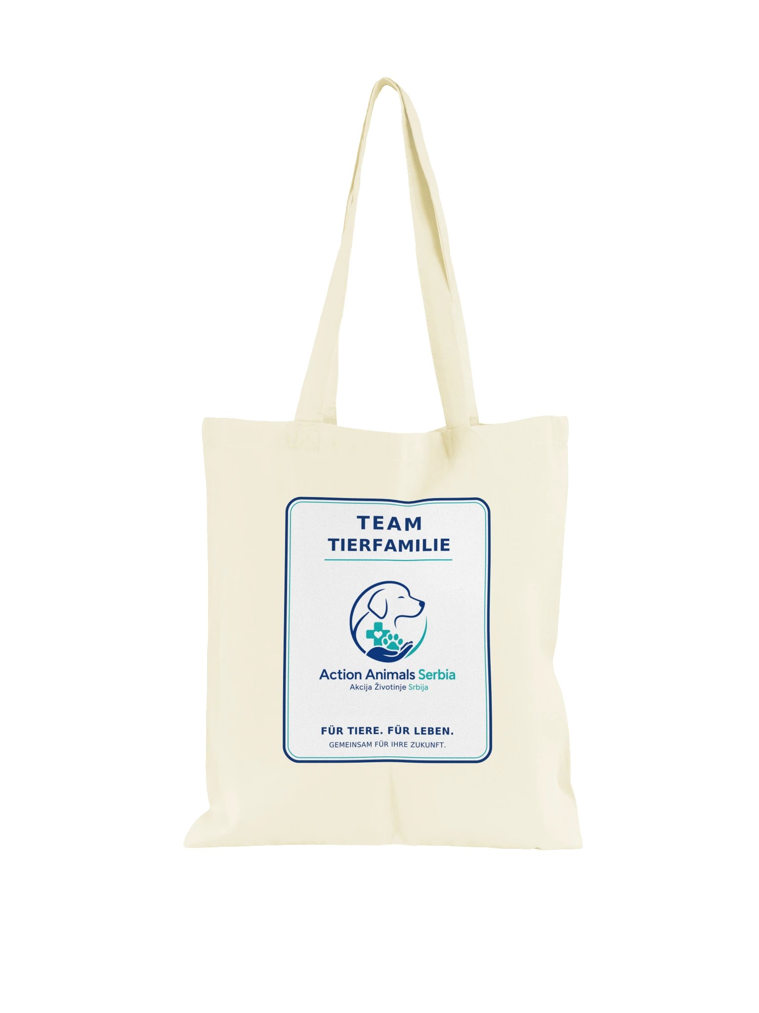 Team Tierfamilie Baumwolltasche product image (1)