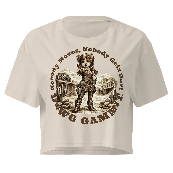 DAWG GAMMIT™ Wanted Biewer Terrier Premium Crop Top product image (1)