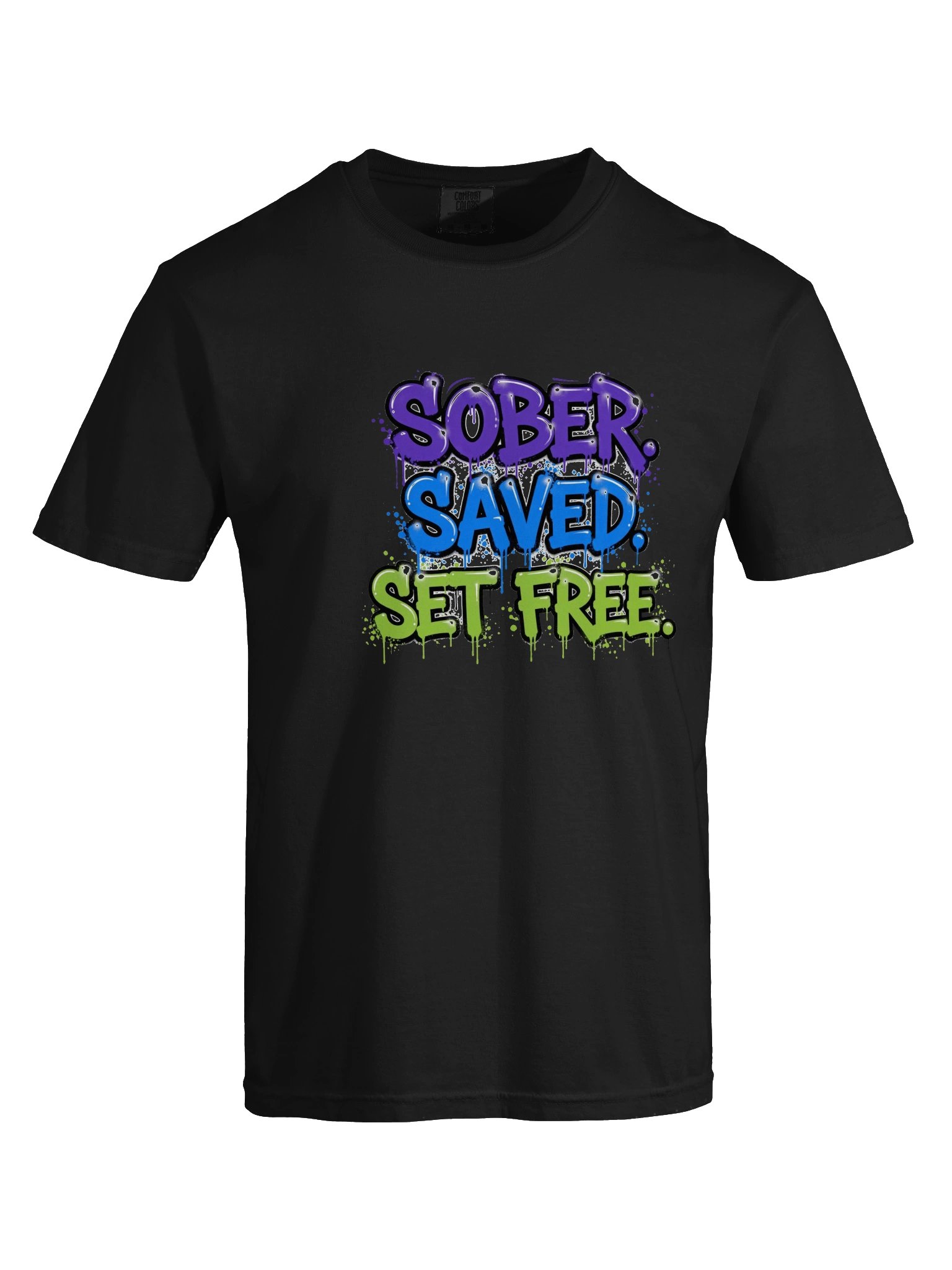 Sober. Saved. Set Free. Tee product image (9)