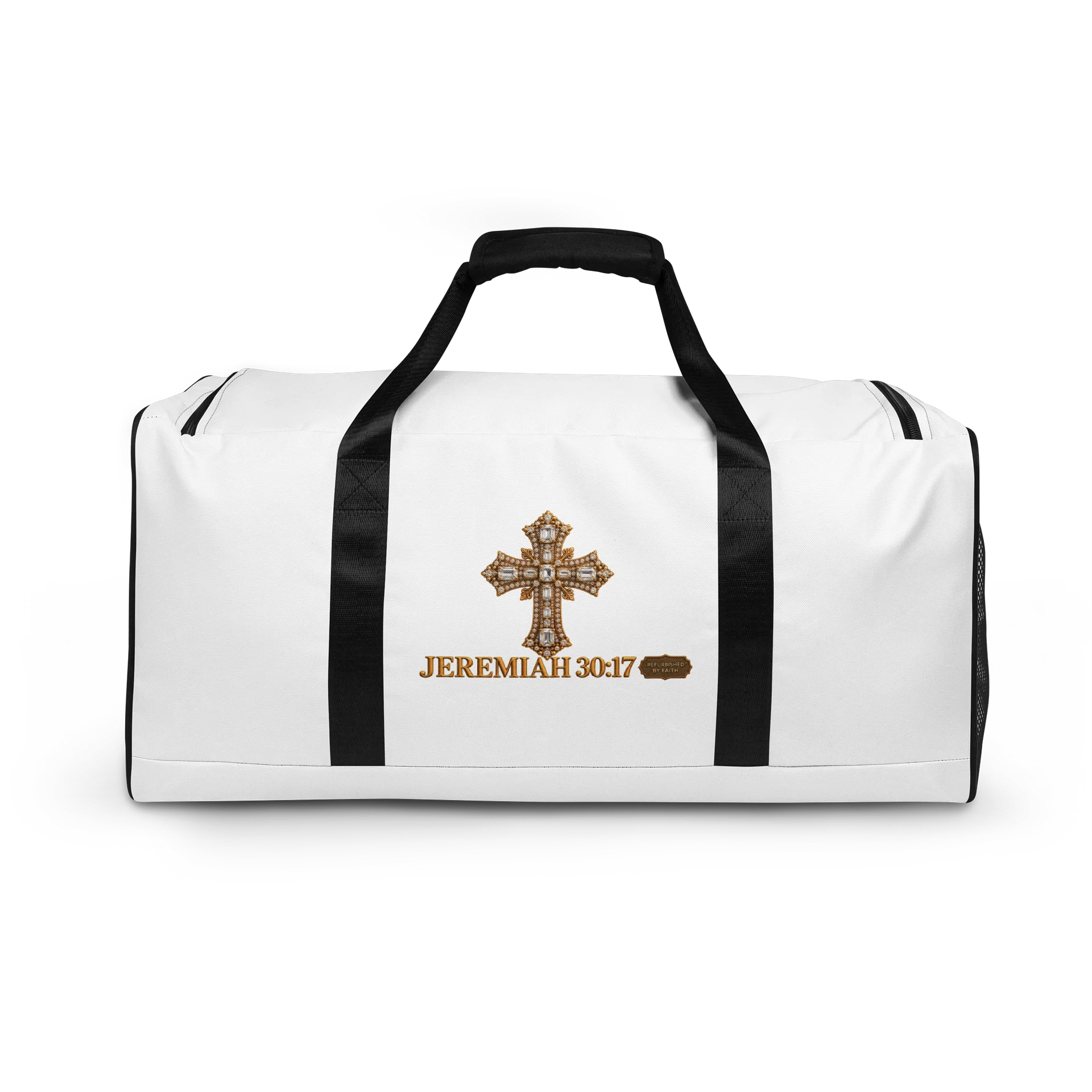 Jeremiah 30:17 Jeweled Cross Weekender Bag product image (7)