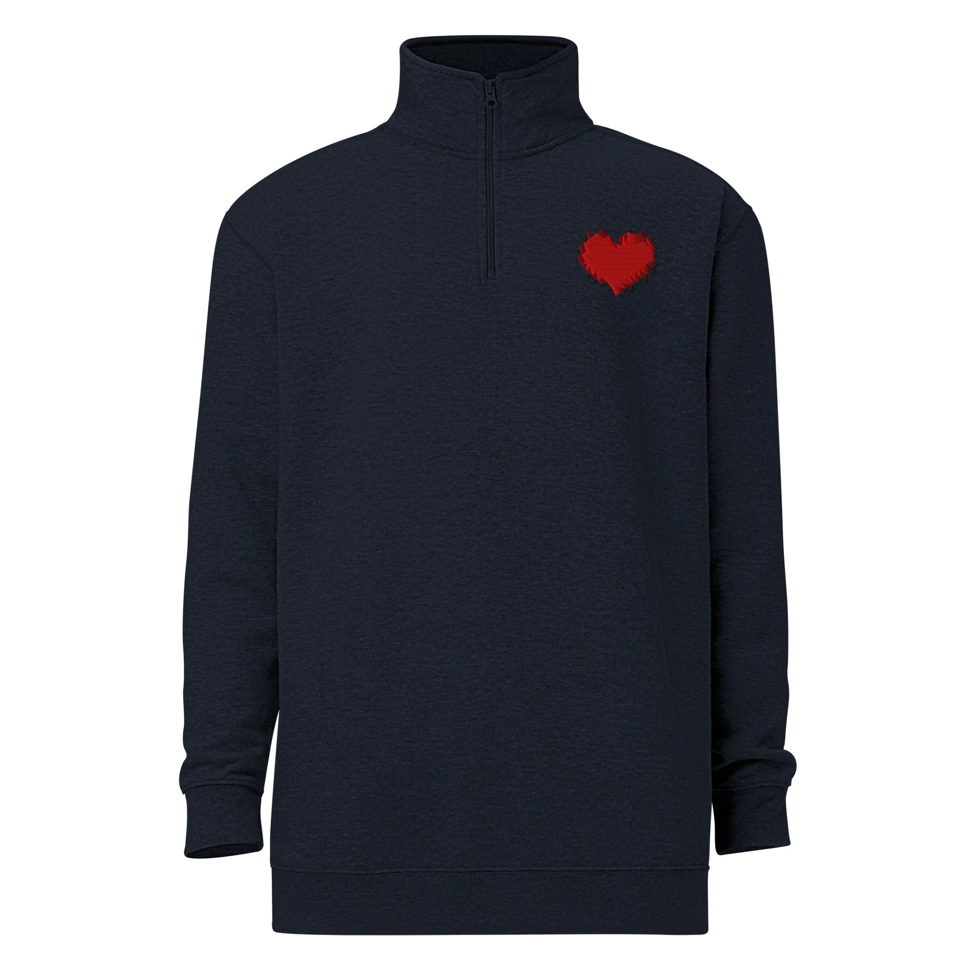 Poly Heart Fleece Zip product image (2)