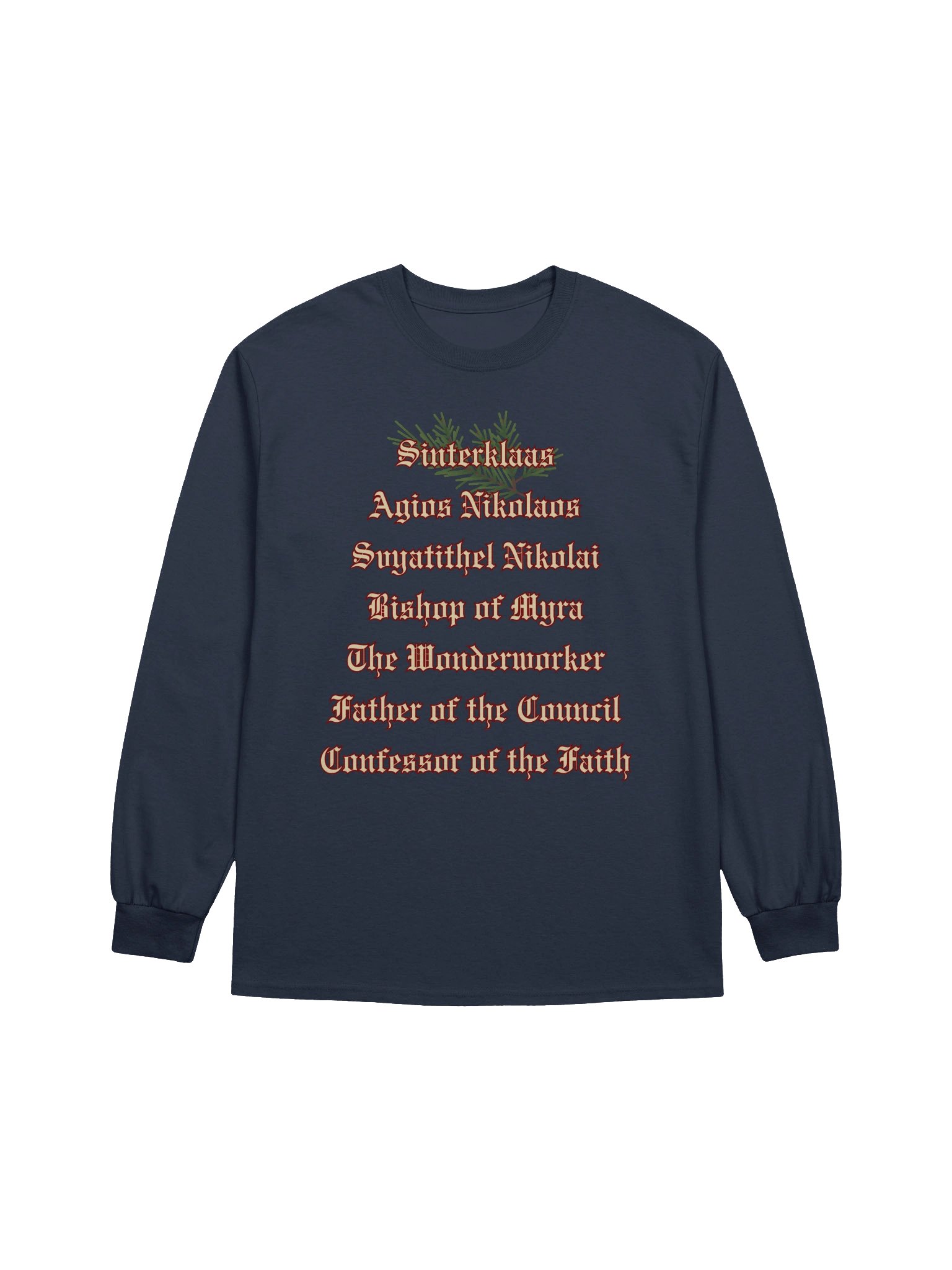 Saint Nicholas, Gildan Ultra Cotton Long Sleeve T-Shirt product image (1)
