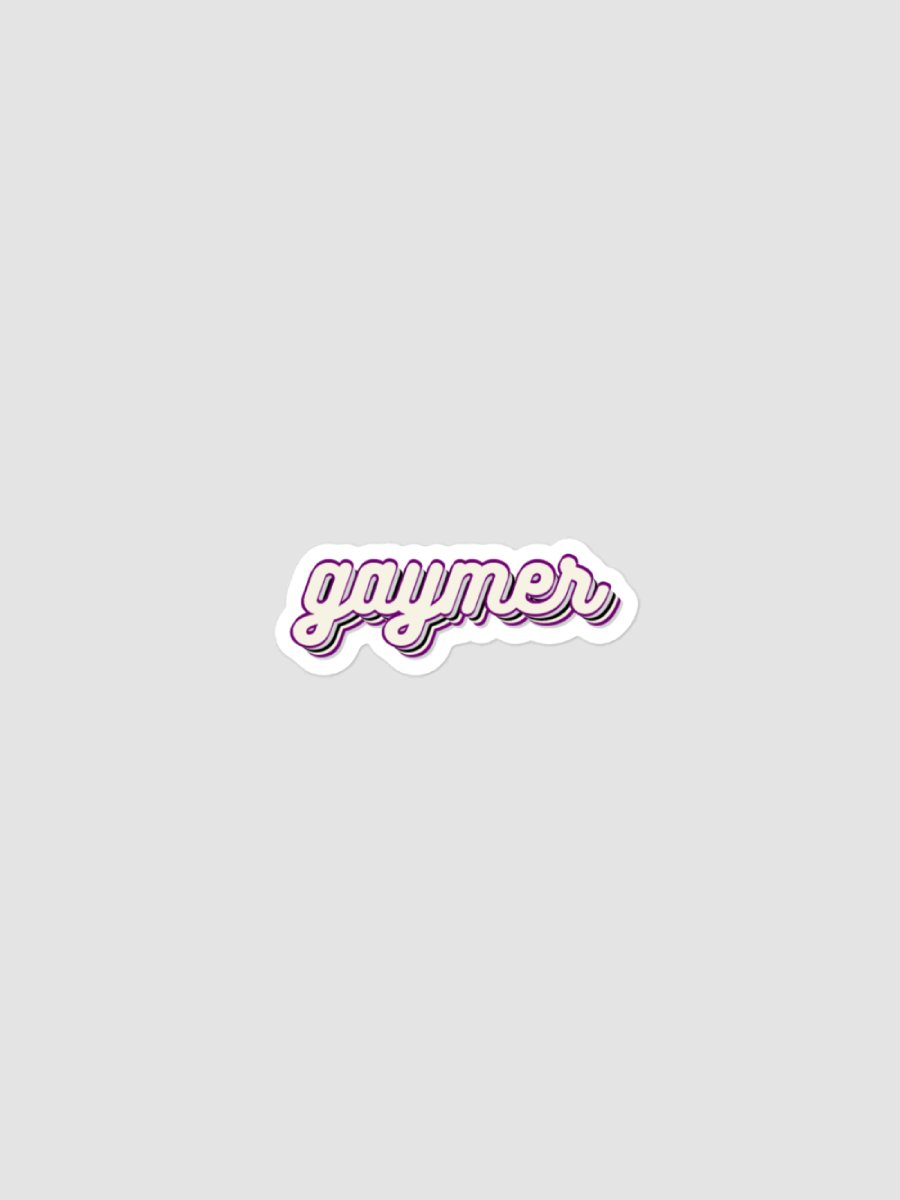 GAYMER STICKER - DEMISEXUAL PRIDE product image (1)