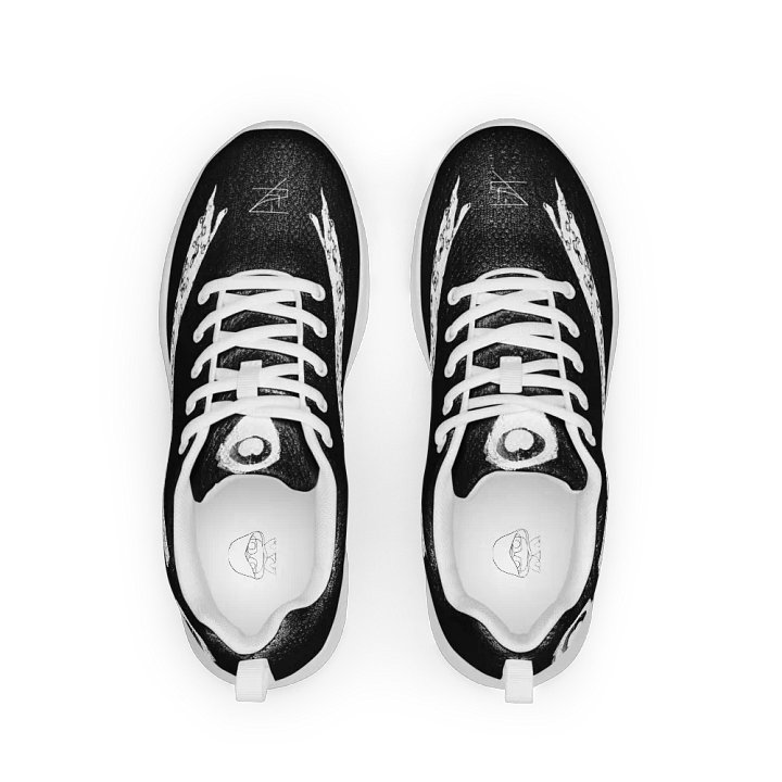 Peacock White on Black Shoe product image (1)