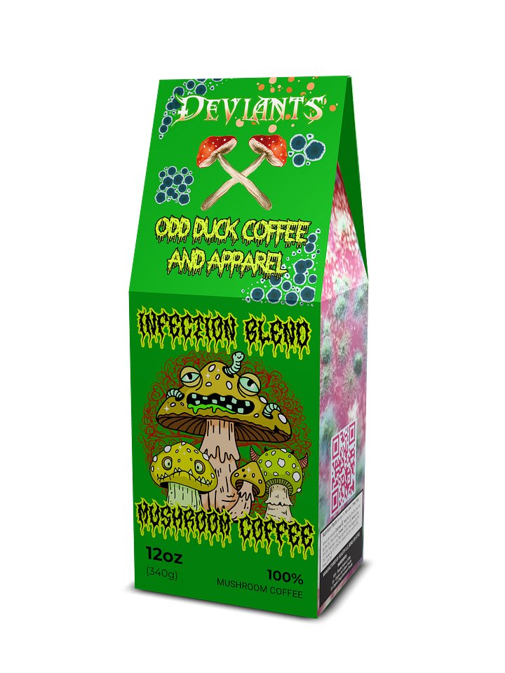 Deviants Infection Blend Mushroom Coffee and Tumbler product image (1)