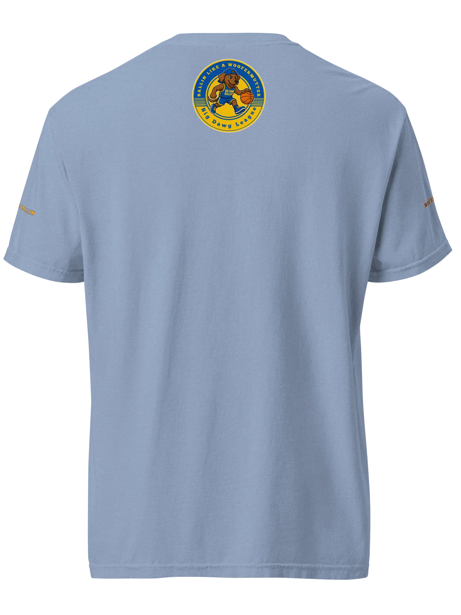 Brown Labrador Ballin Like A WooferMutter™ Unisex Garment-Dyed Heavyweight T-Shirt product image (9)