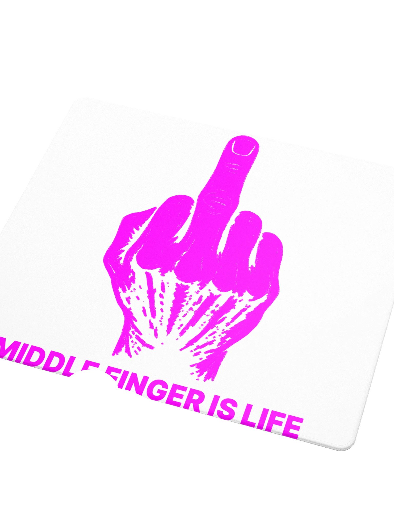 No ShopCo | Gaming Mouse Pad - Fuchsia on White product image (3)