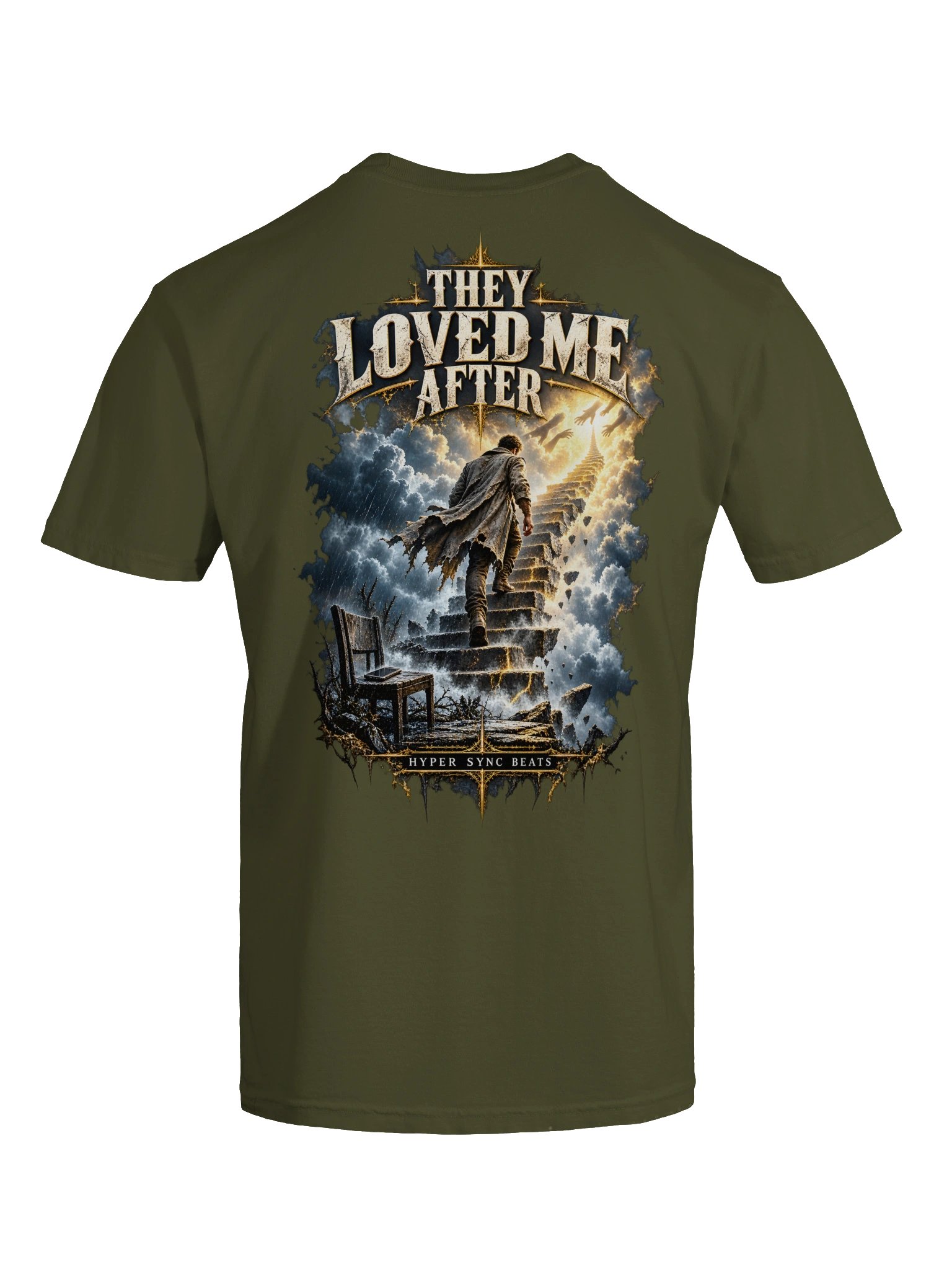 They Loved Me After — Hyper Sync Beats Front & Back Graphic T-Shirt product image (11)