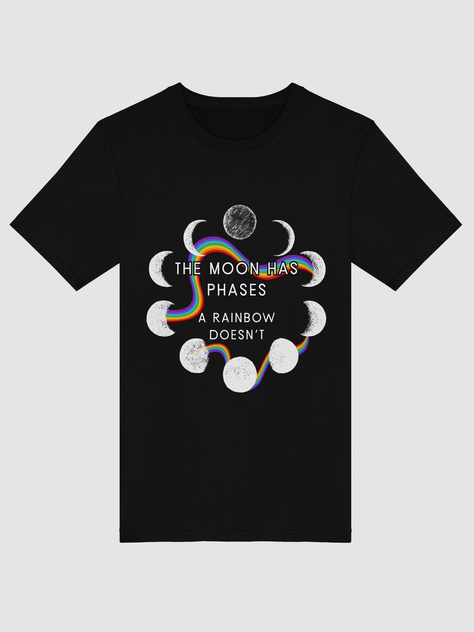 Moon Phases Rainbow T-Shirt product image (17)