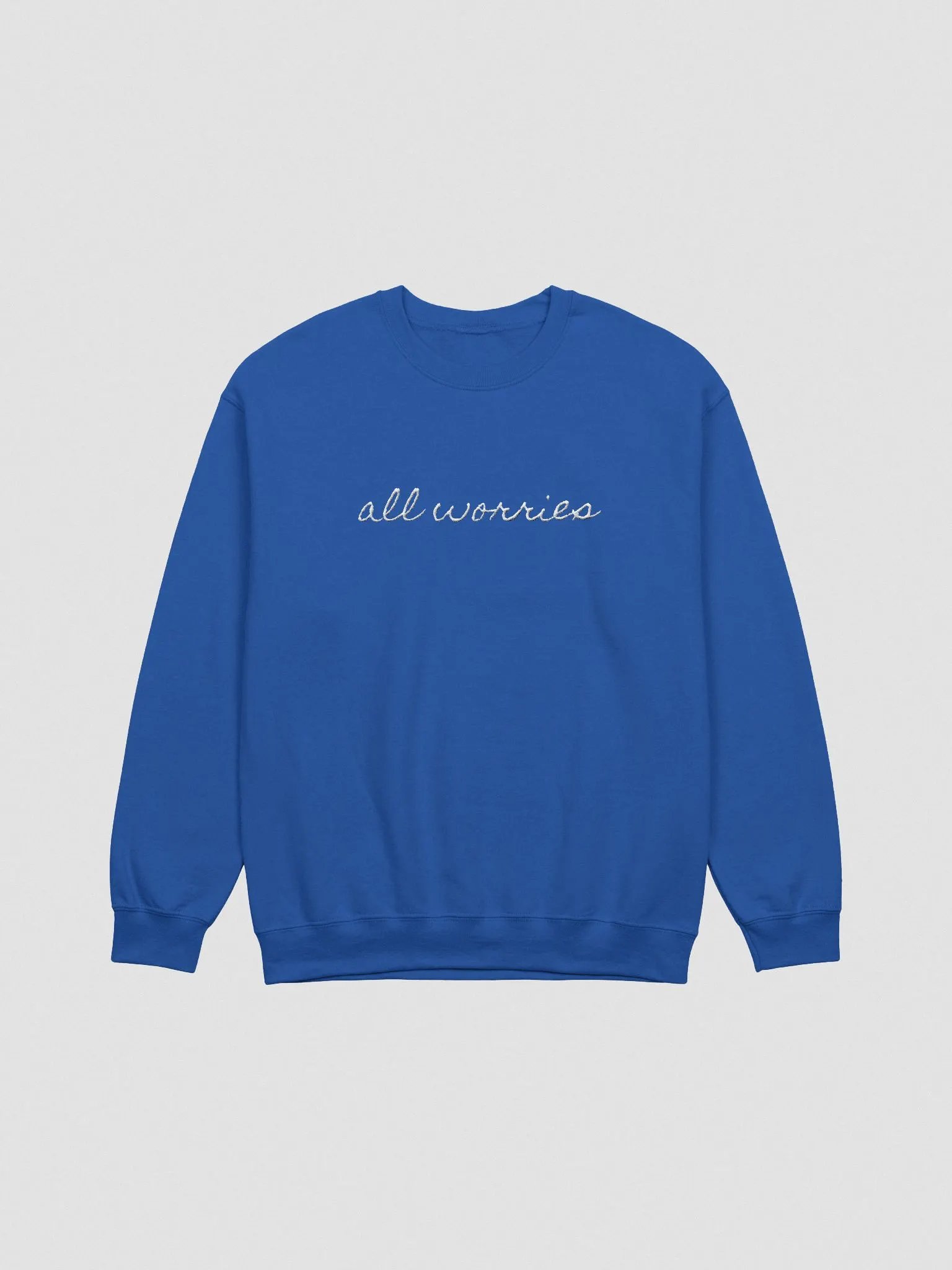 All Worries Embroidered Crew product image (2)