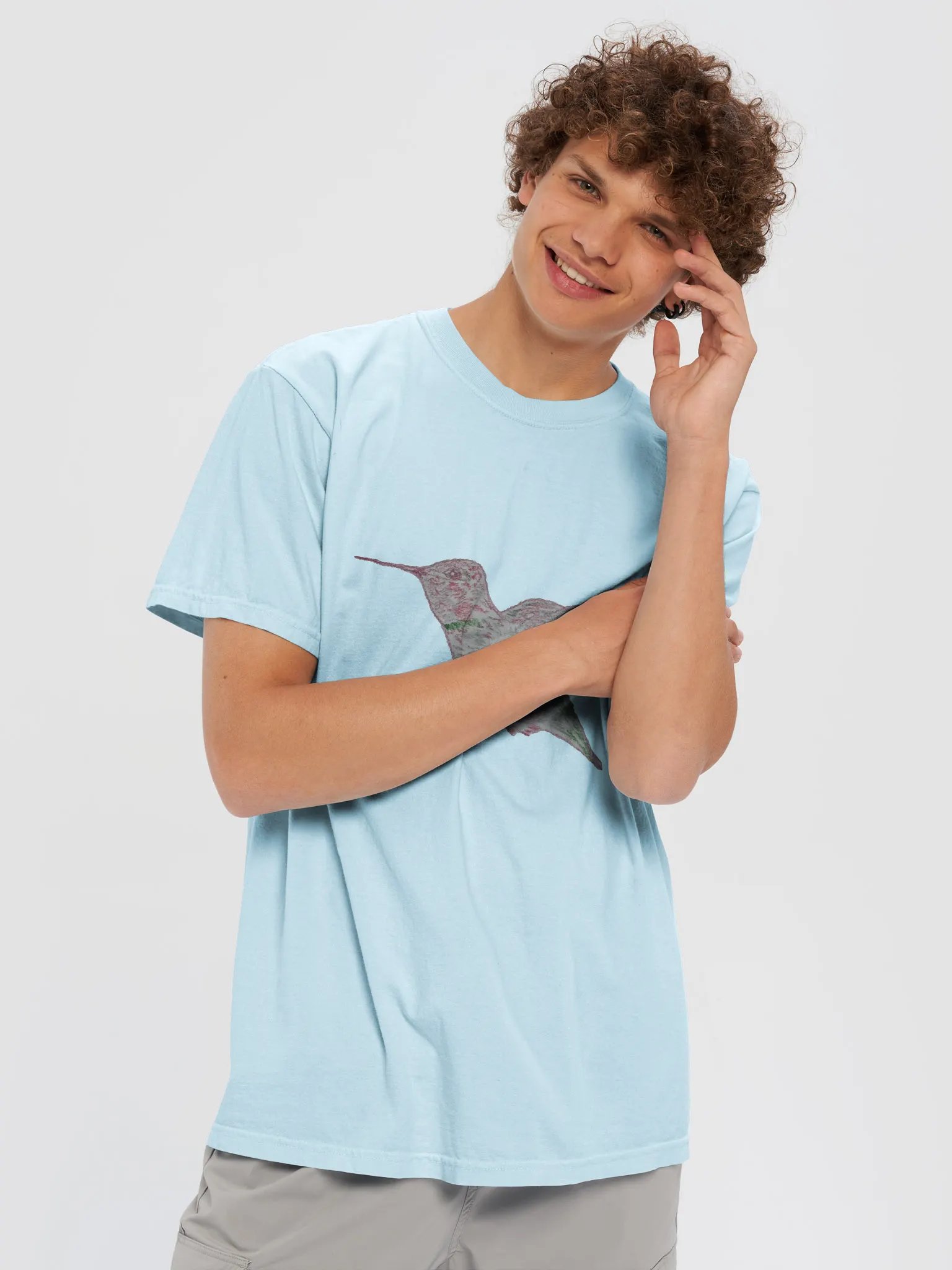 Hand-Drawn Hummingbird T-Shirt product image (5)