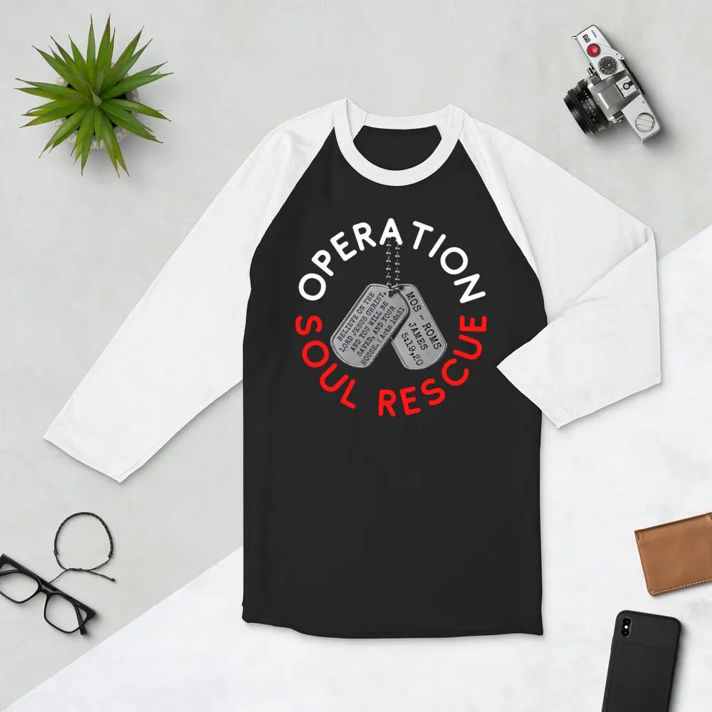 Operation Soul Rescue Raglan Tee product image (4)