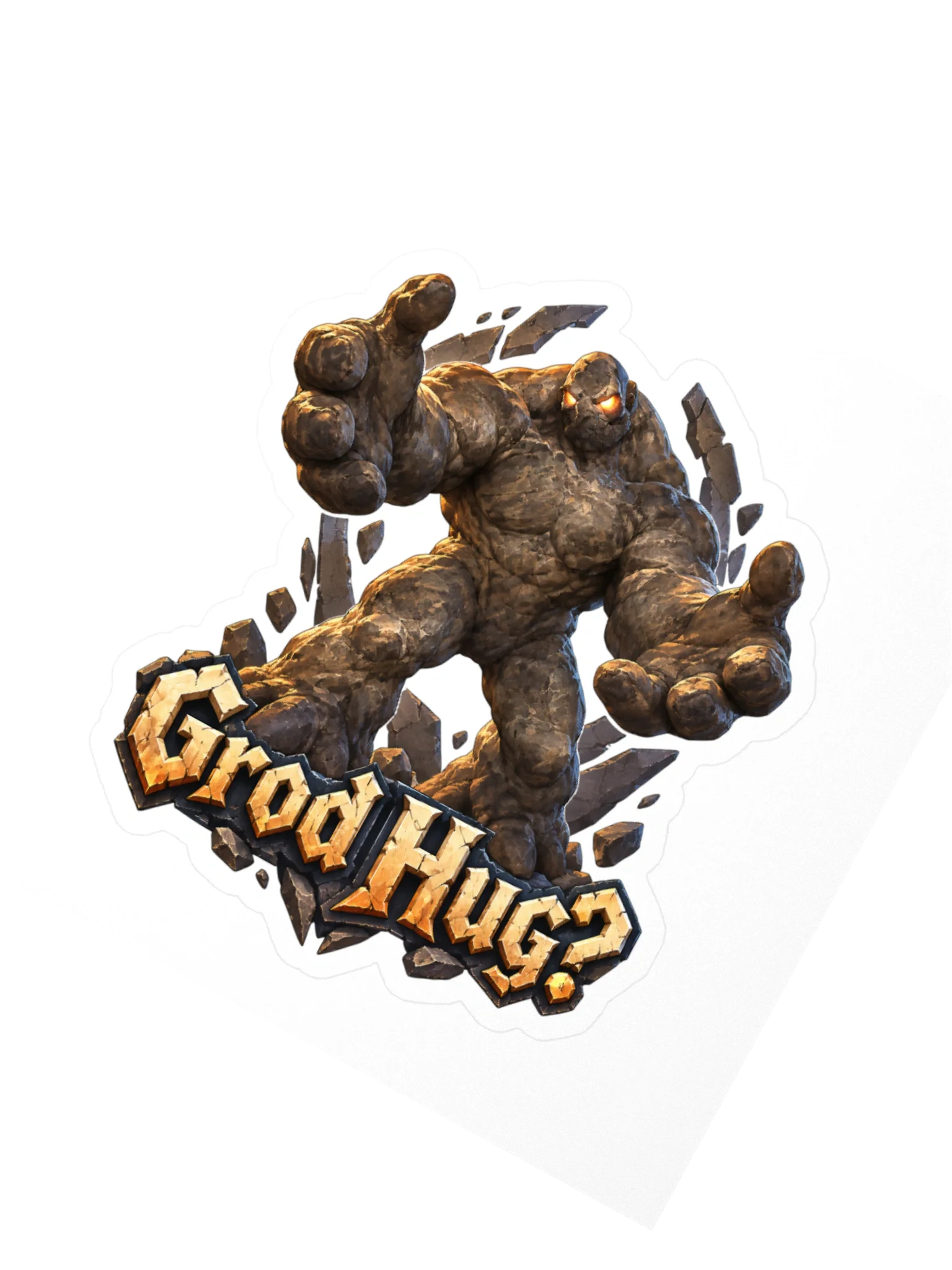 Grod Hug Sticker preview 2