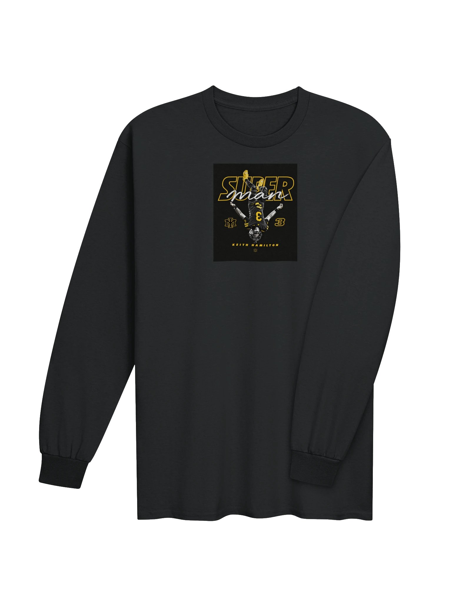 Keith Hamilton #3 — Superman Black Long Sleeve product image (4)