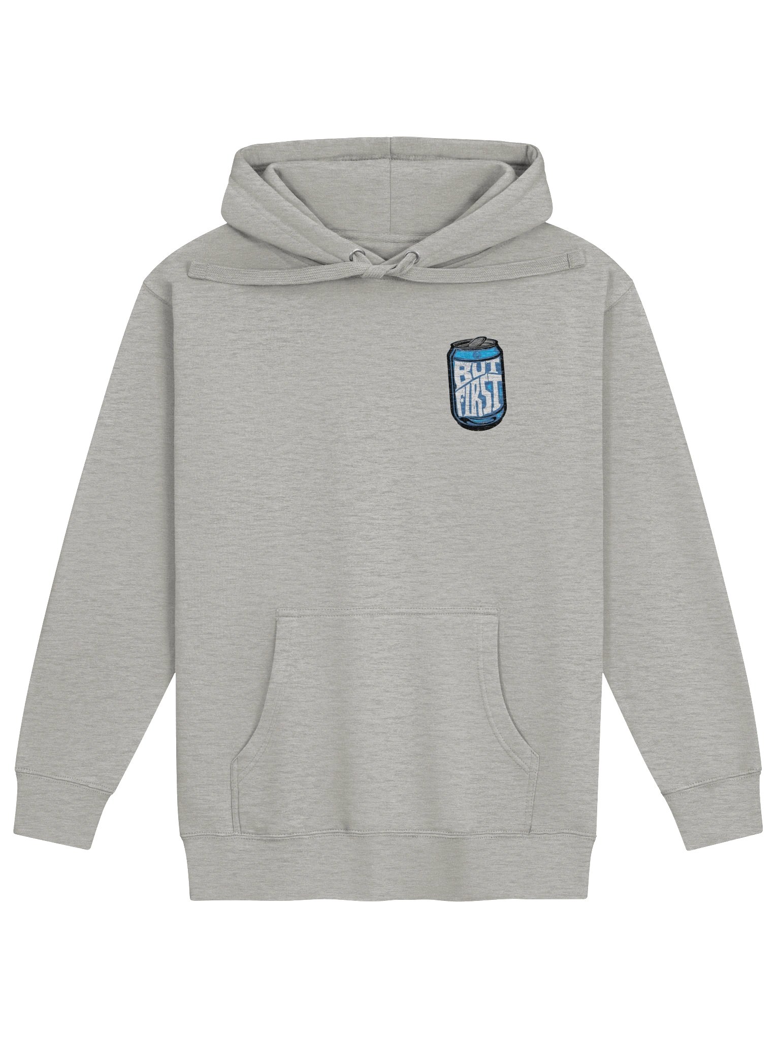 But First / LLS Gray Hoodie product image (1)