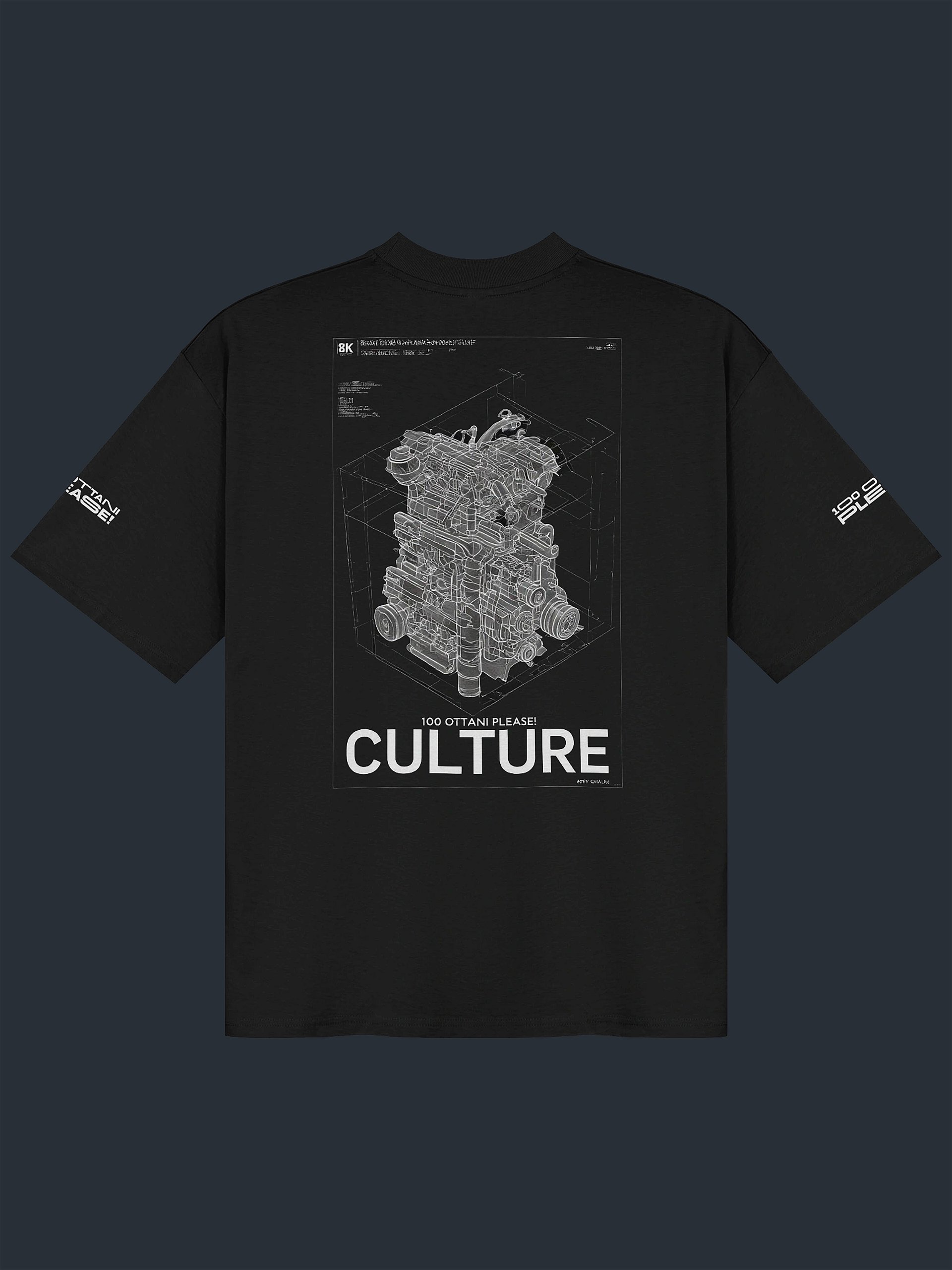 100 Ottani Please!™ Oversized Unisex Racing Streetwear Graphic T-Shirt | Apex Edition product image (1)