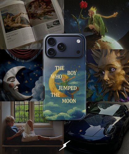 not everyone was meant to stay on earth 🌙

The Boy Who Jumped the Moon — iPhone Case 🌛🏃🏼