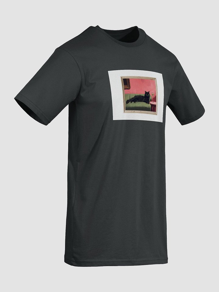 BLACK CAT ON COUCH NEXT TO MARTINI product image (2)