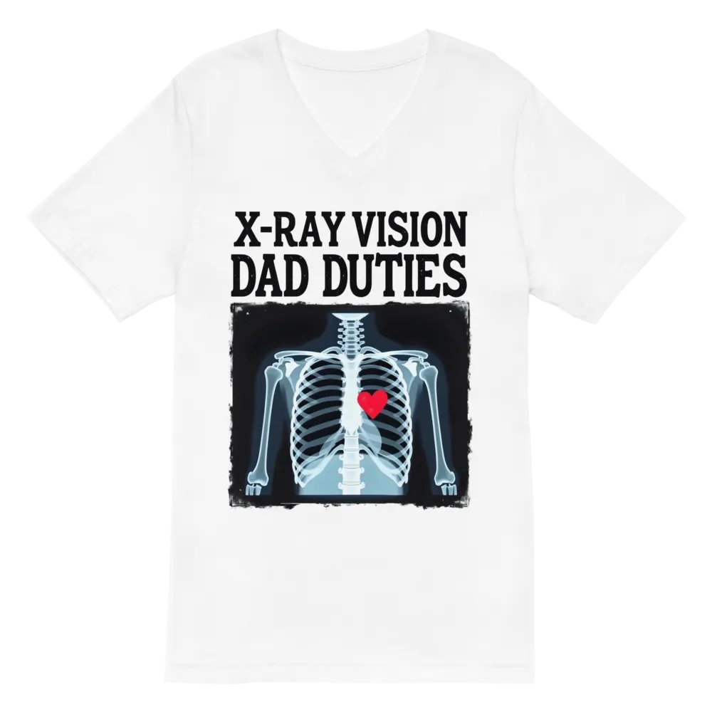 X-Ray Vision Dad Duties V-Neck Tee product image (2)