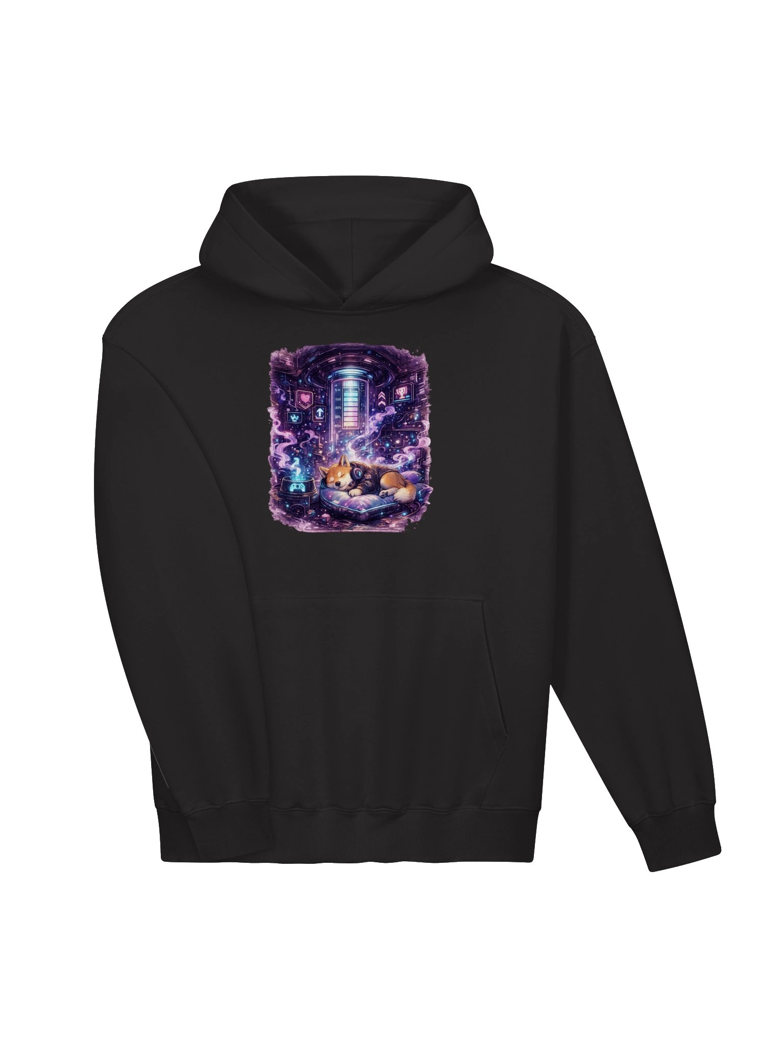AS Colour French Terry Hoodie - Recharge Mode: Shiba Inu product image (10)