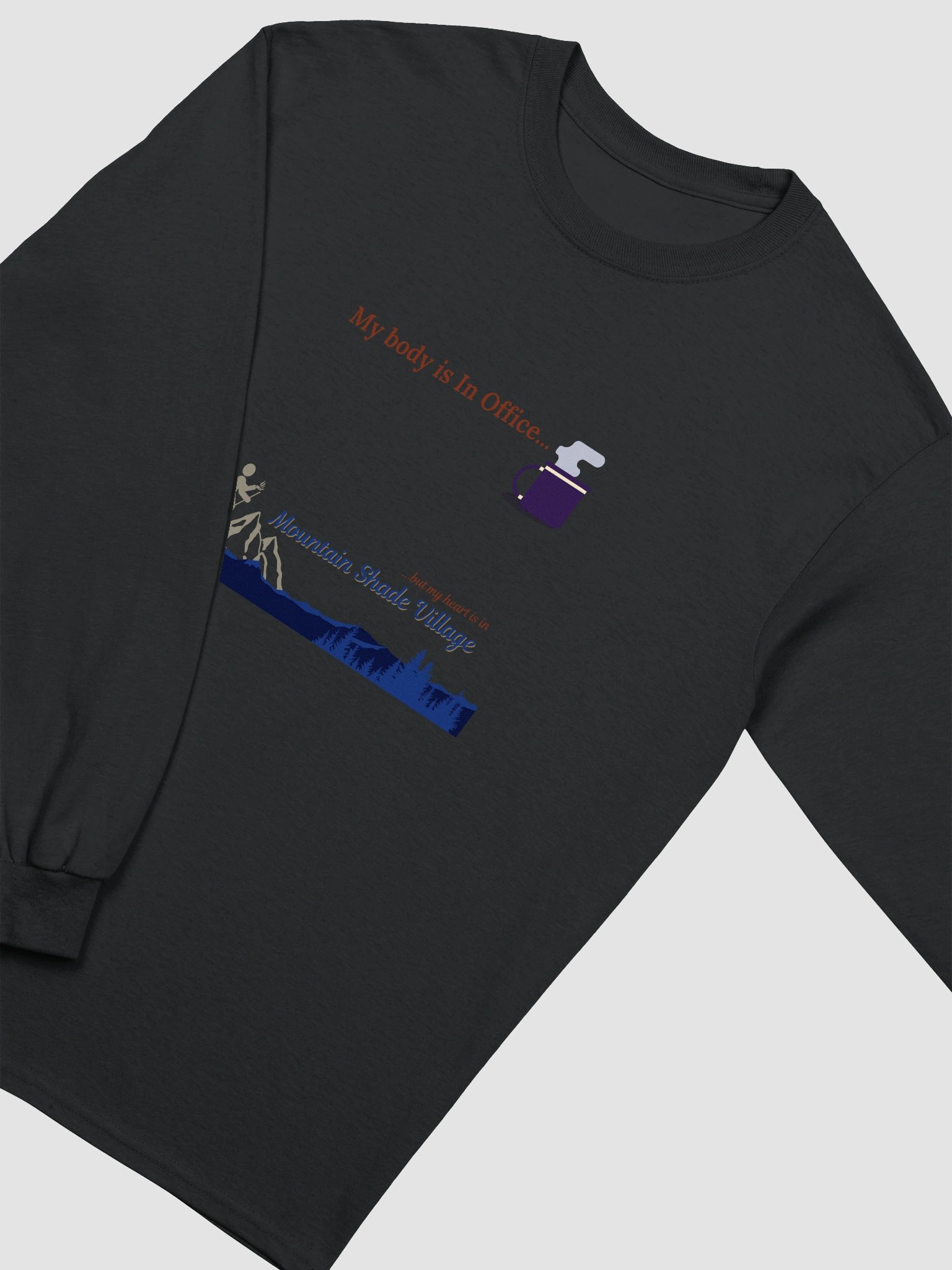 My Body is In Office Long Sleeve Tee product image (20)