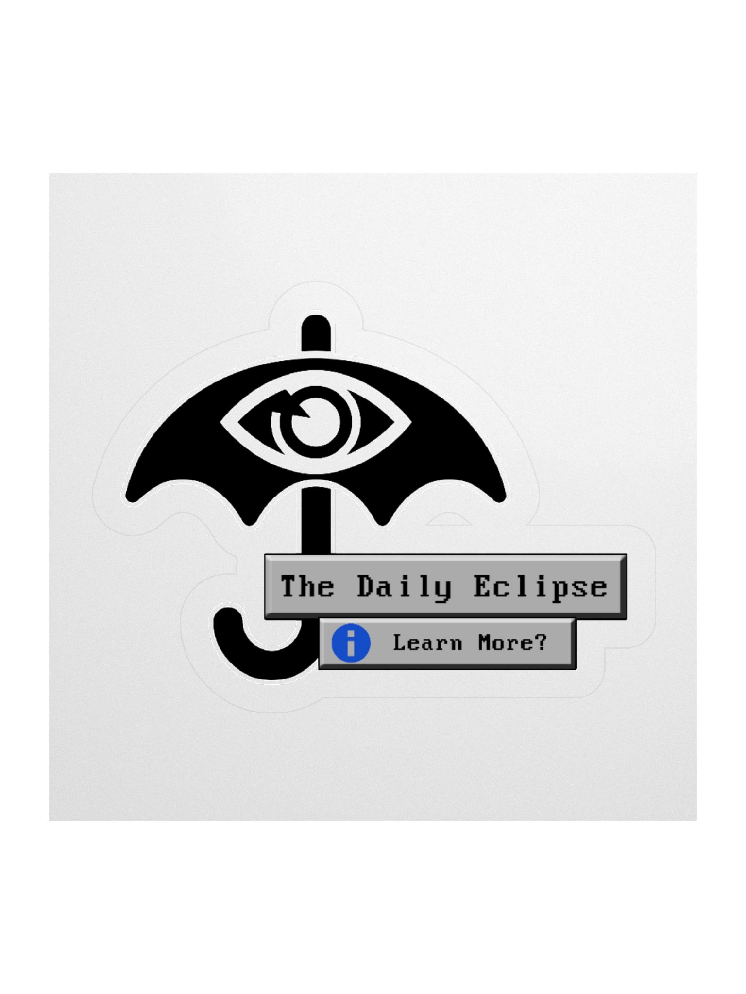 The Daily Eclipse Logo Sticker product image (1)
