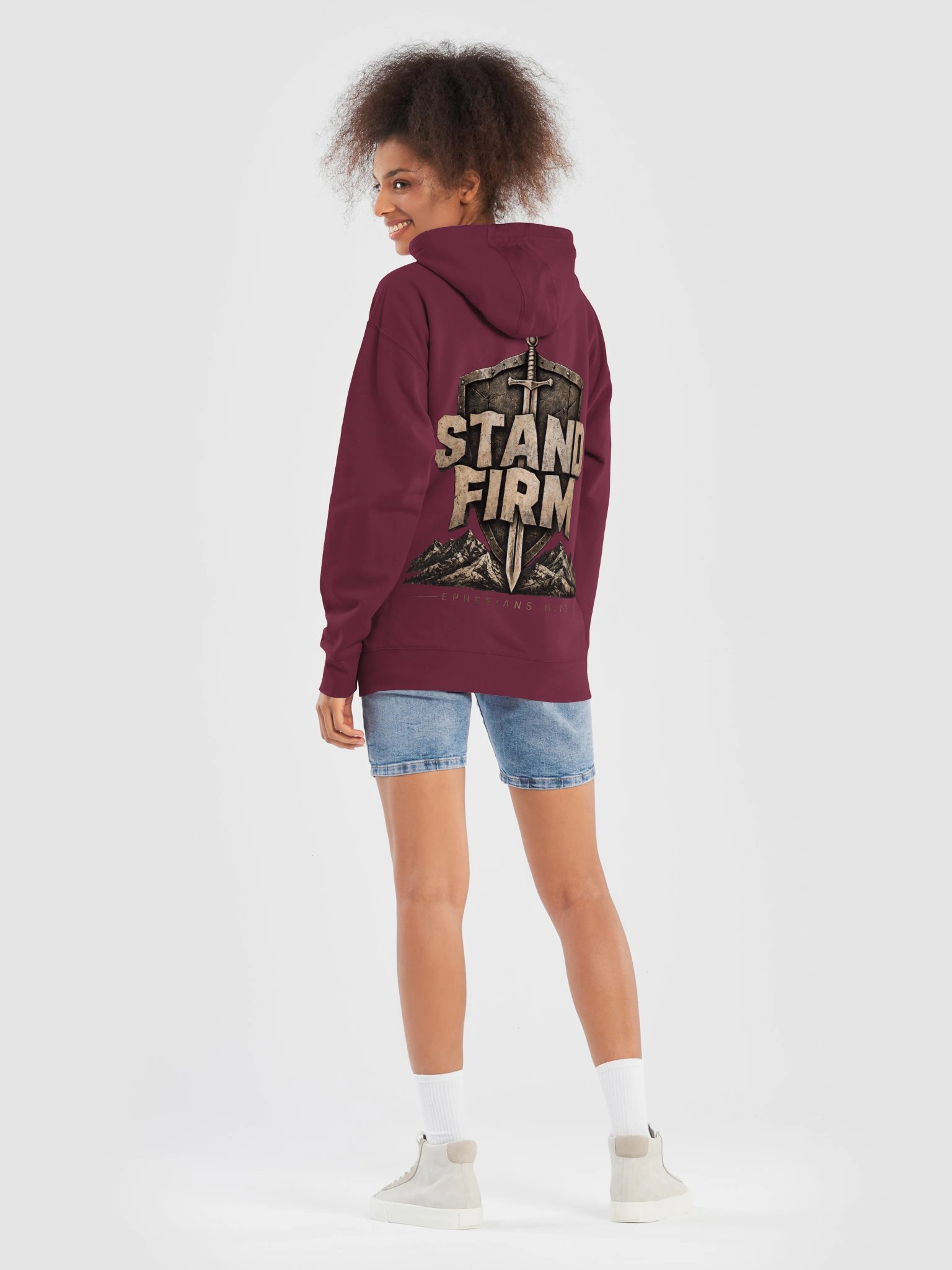 Stand Firm Ephesians 6:13 Unisex Christian Hoodie product image (50)