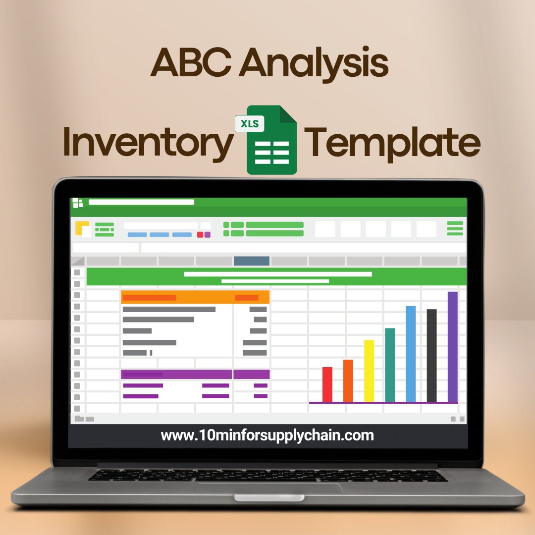 Inventory ABC Analysis Excel Template product image (1)