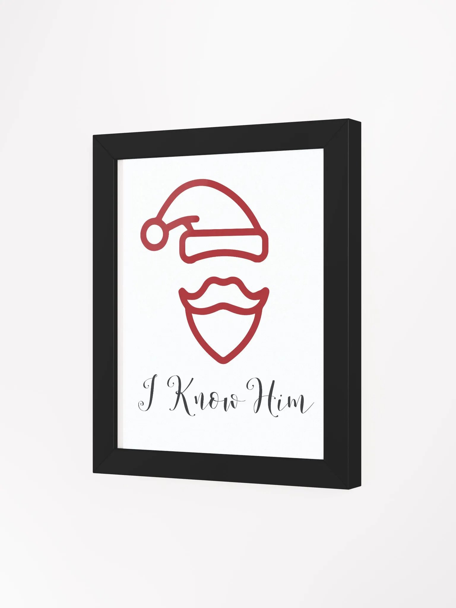 I Know Him” Santa Wall Art product image (28)