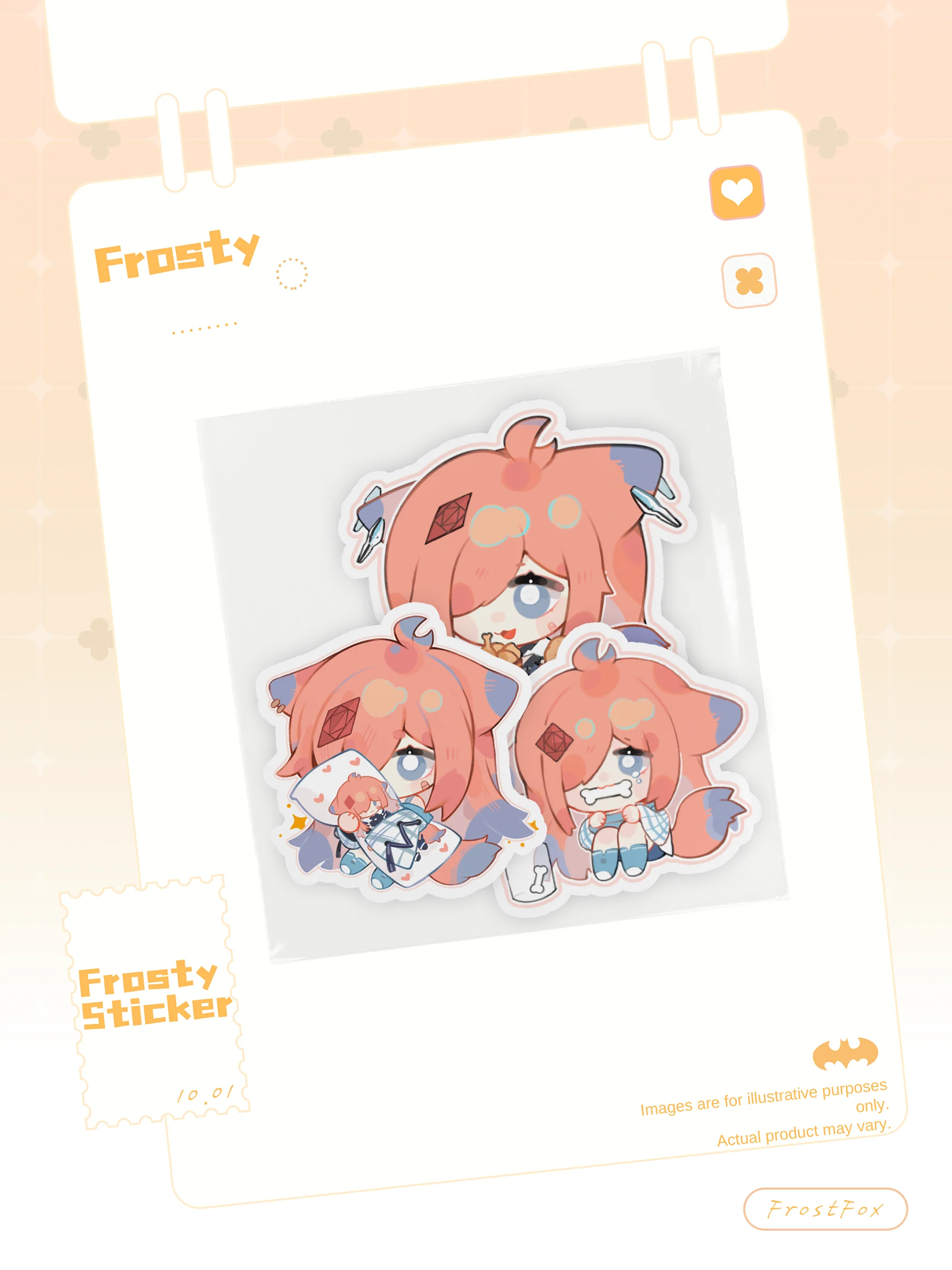 [FROSTY] Fox Sticker product image (1)