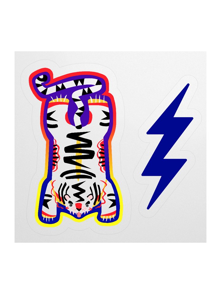 Rainbow Tiger Sticker product image (1)