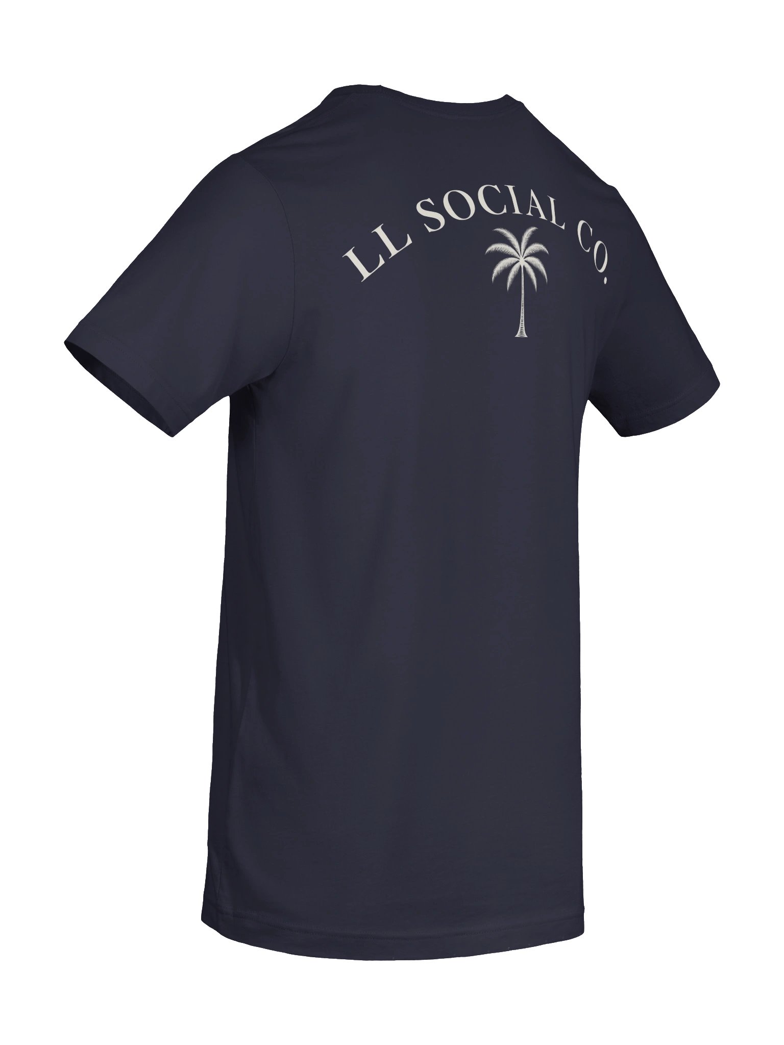 LL Social Co. Palm Essential Tee — Conch | Ivory product image (8)