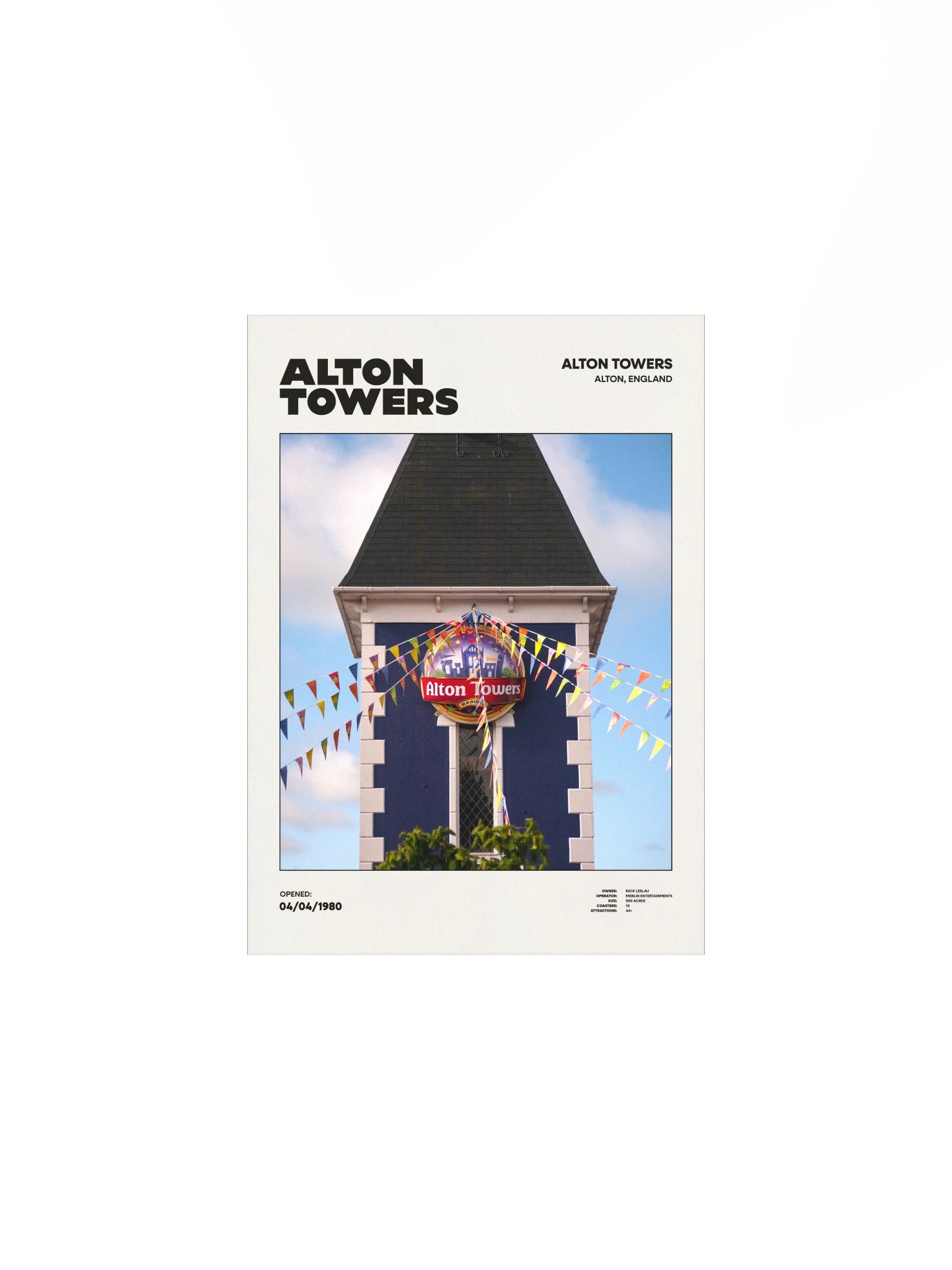 Alton Towers Premium Poster product image (1)