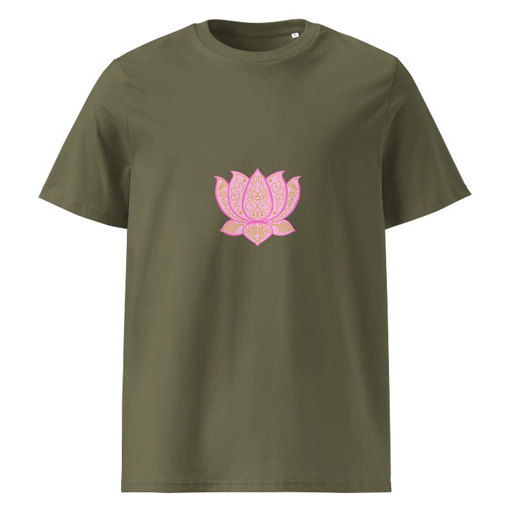 Golden Lotus Unisex Organic T-Shirt product image (1)