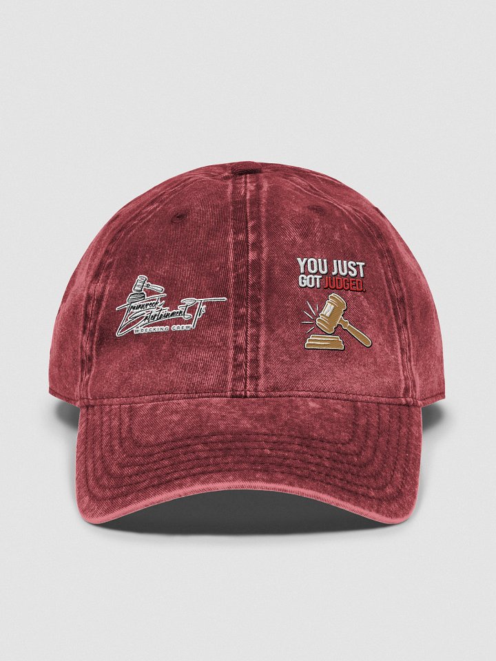 Just Got Judged - Vintage Wash Dad Hat product image (4)