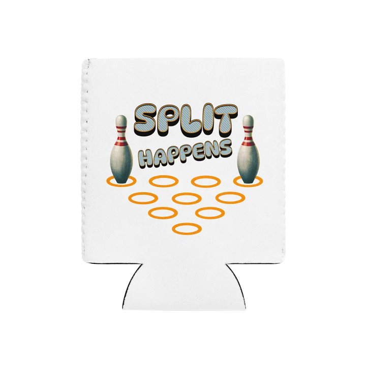 Split Happens 10pin Bowling Coozie Can Cooler product image (1)