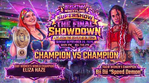 Ladies & Gentlemen, as promised Biibii SpeedDemon will defend her EGCW Women's Championship against your 