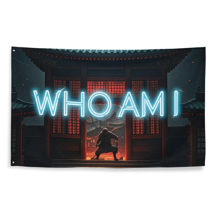 Neon Identity All-Over Flag product image (2)